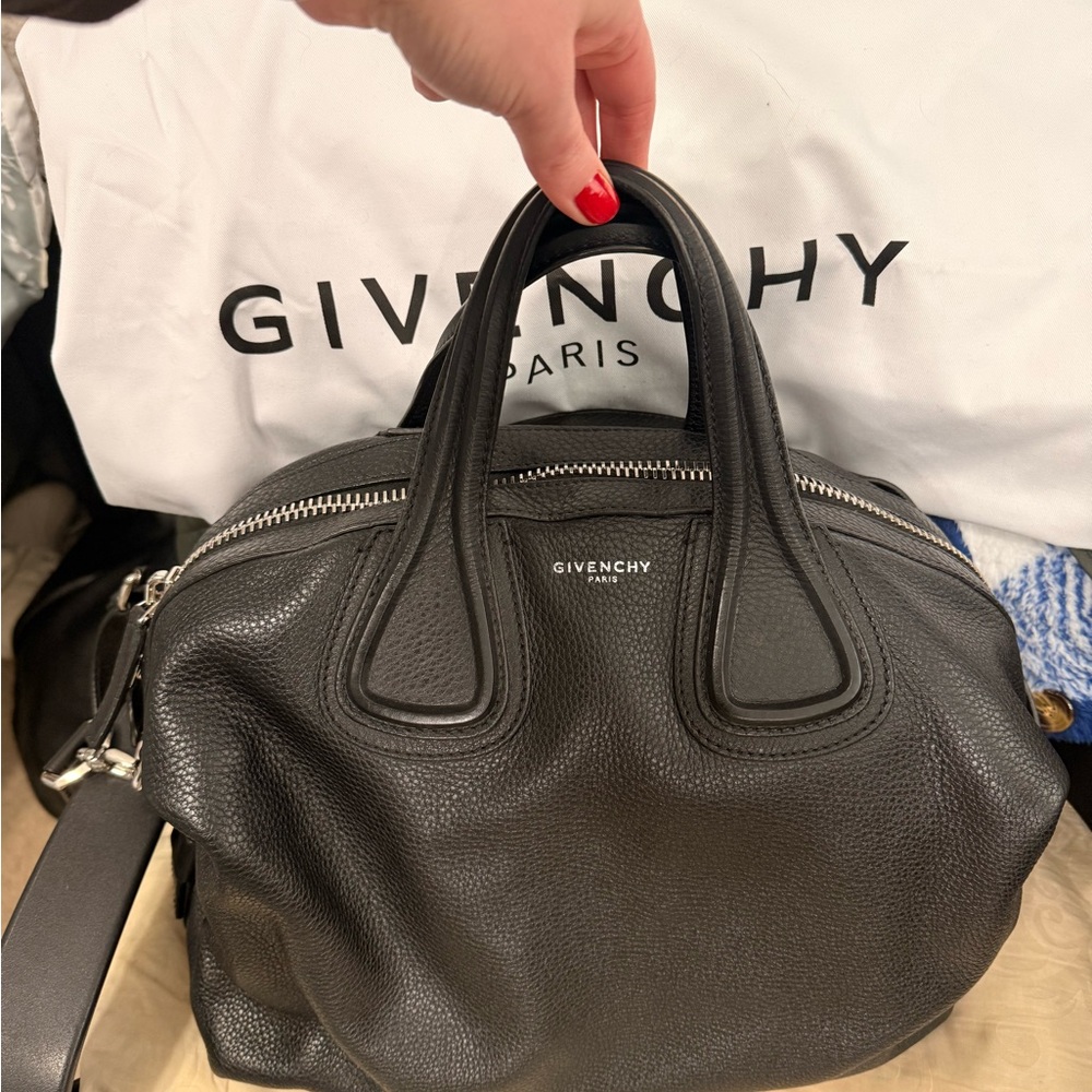 Givenchy Antigona Medium Black Nightingale leather handbag